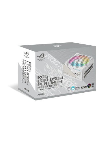 ASUS ROG Loki SFX-L 850W Platinum White unidad de fuente de alimentación 24-pin ATX Blanco