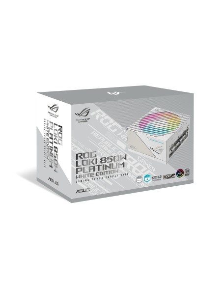 ASUS ROG Loki SFX-L 850W Platinum White unidad de fuente de alimentación 24-pin ATX Blanco
