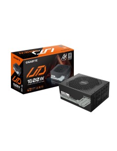 GIGABYTE UD1600PM PG5 AI TOP Fuente de Alimentación - PCIe 5.0, 80 PLUS Platinum, Diseño totalmente modular, Ventilador de 120