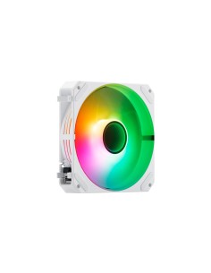 ABYSM Gaming Ventilador Arclight 2.0 Pack 3 en 1 Blanco, Iluminación ARGB y Capacidad de Conectarlos en Serie (Clic&Go)