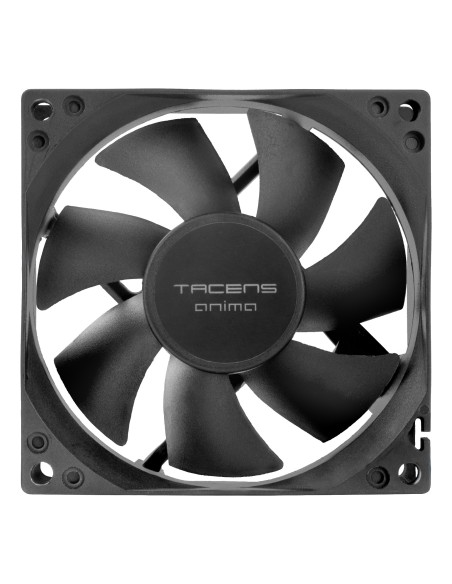 Tacens Anima AF8X2 sistema de refrigeración para ordenador Carcasa del ordenador Ventilador 8 cm Negro 2 pieza(s)