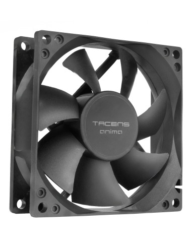 Tacens Anima AF8X2 sistema de refrigeración para ordenador Carcasa del ordenador Ventilador 8 cm Negro 2 pieza(s)