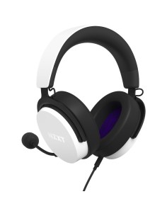 NZXT AP-WCB40-W2 auricular y casco Auriculares Alámbrico Diadema Juego Blanco