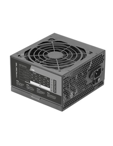 Tacens APIII750, Fuente Alimentación PC ATX 750W, Tecnología SMD y DC-DC, 85% Eficiencia 12V, Ventilador Ultra-silencioso 12cm,