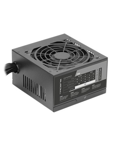 Tacens APIII750, Fuente Alimentación PC ATX 750W, Tecnología SMD y DC-DC, 85% Eficiencia 12V, Ventilador Ultra-silencioso 12cm,