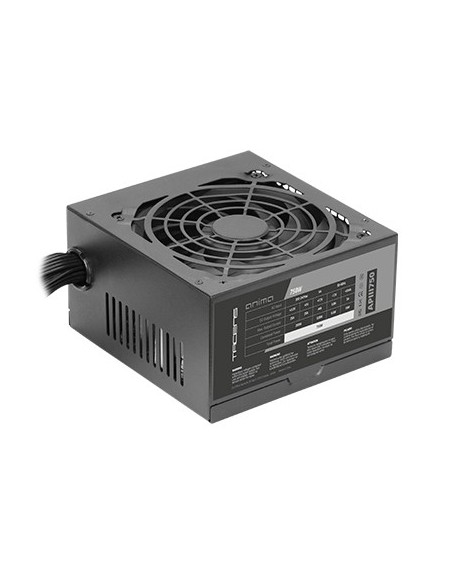 Tacens APIII750, Fuente Alimentación PC ATX 750W, Tecnología SMD y DC-DC, 85% Eficiencia 12V, Ventilador Ultra-silencioso 12cm,