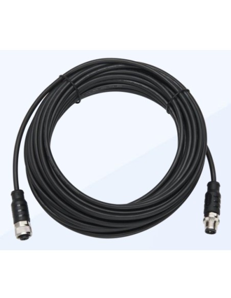 Zebra CBL-PWRD100-M12M12 cable de transmisión Negro 10 m M12