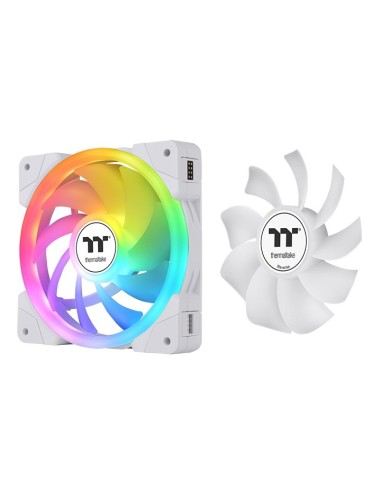 Thermaltake SWAFAN EX12 ARGB Carcasa del ordenador Refrigerador de aire 14 cm Blanco 3 pieza(s)