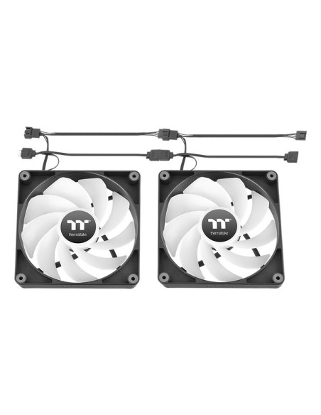 Thermaltake CT140 Reverse ARGB Carcasa del ordenador Ventilador 14 cm Negro 2 pieza(s)