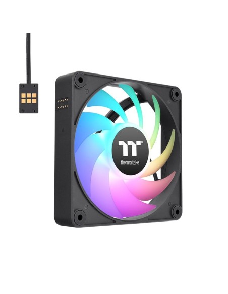 Thermaltake CT120 EX ARGB Carcasa del ordenador Ventilador 12 cm Negro, Blanco 3 pieza(s)