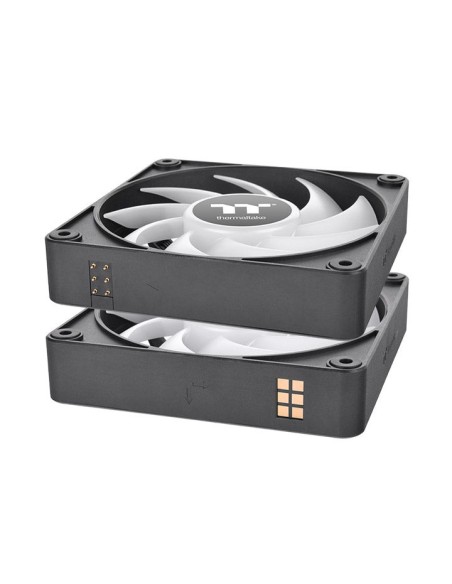 Thermaltake CL-F182-PL14SW-A sistema de refrigeración para ordenador Carcasa del ordenador Ventilador 14 cm Negro 3 pieza(s)