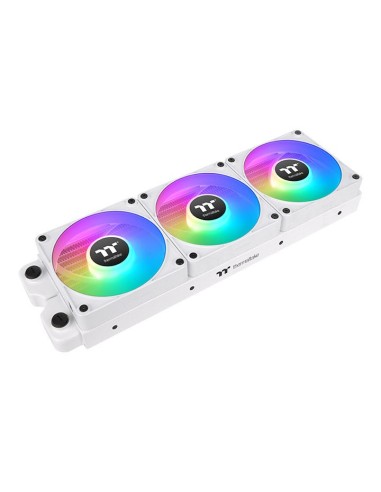 Thermaltake CL-F190-PL12SW-A sistema de refrigeración para ordenador Carcasa del ordenador Ventilador 12 cm Blanco 3 pieza(s)