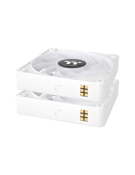 Thermaltake CL-F190-PL12SW-A sistema de refrigeración para ordenador Carcasa del ordenador Ventilador 12 cm Blanco 3 pieza(s)