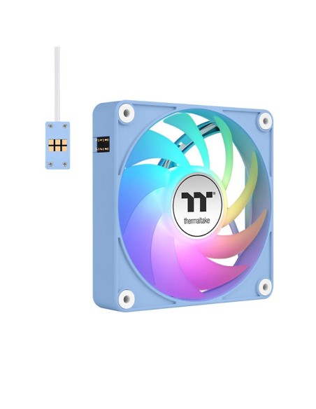 Thermaltake CL-F196-PL12BU-A sistema de refrigeración para ordenador Carcasa del ordenador Ventilador 12 cm Azul 3 pieza(s)