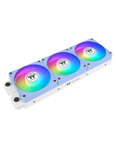 Thermaltake CL-F196-PL12BU-A sistema de refrigeración para ordenador Carcasa del ordenador Ventilador 12 cm Azul 3 pieza(s)
