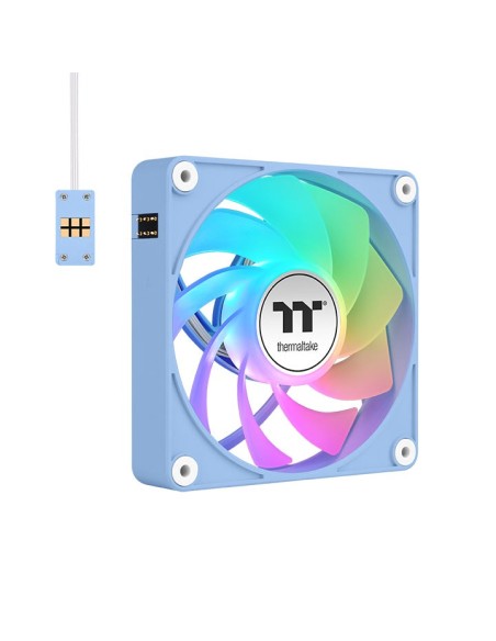 Thermaltake CL-F198-PL12BU-A sistema de refrigeración para ordenador Carcasa del ordenador Ventilador 12 cm Azul 3 pieza(s)