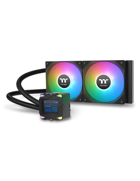 Thermaltake LA240-S ARGB Placa base Kit de refrigeración líquida 12 cm Negro 1 pieza(s)