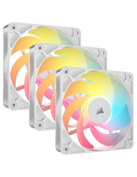 Corsair RS120-R ARGB Carcasa del ordenador Ventilador 12 cm Blanco 3 pieza(s)