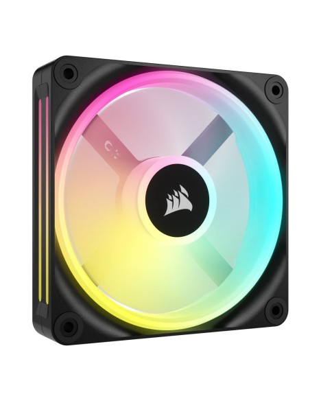 Corsair CUE LINK QX120 RGB Carcasa del ordenador Ventilador 12 cm Negro, Blanco 1 pieza(s)