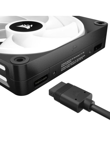 Corsair Air CO-9051002-WW sistema de refrigeración para ordenador Carcasa del ordenador Ventilador 12 cm Negro 3 pieza(s)