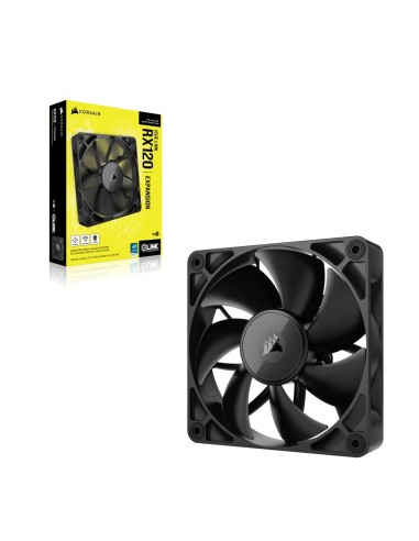 Corsair iCUE LINK RX120 Carcasa del ordenador Ventilador 12 cm Negro 1 pieza(s)