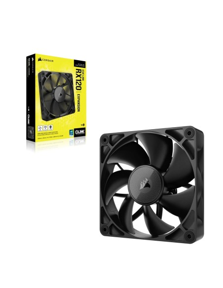 Corsair iCUE LINK RX120 Carcasa del ordenador Ventilador 12 cm Negro 1 pieza(s)