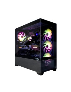CoolBox GAMING CAJA ATX GA250 VISION USB-C 3.2 GEN1 SIN FTE + 4 VENT. ARGB 2