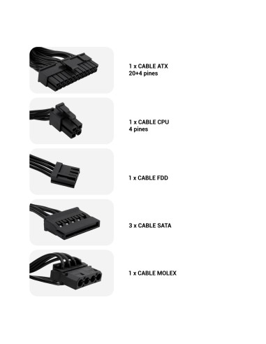 CoolBox FUENTE DE ALIMENTACION SFX BASIC 500GR-S 500W