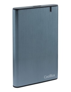 CoolBox CAJA CARCASA HDD SSD 2.5" SLIMCHASE A-2550 USB3.2 GEN1 SCREWLESS ALUMINIO
