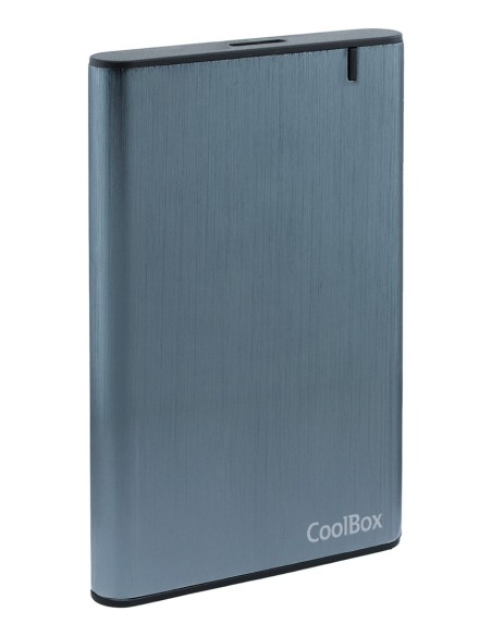CoolBox CAJA CARCASA HDD SSD 2.5" SLIMCHASE A-2550 USB3.2 GEN1 SCREWLESS ALUMINIO