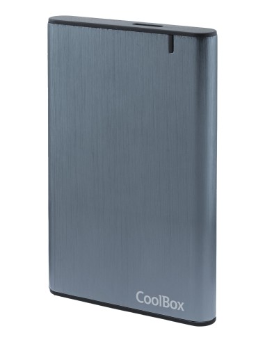 CoolBox CAJA CARCASA HDD SSD 2.5" SLIMCHASE A-2550 USB3.2 GEN1 SCREWLESS ALUMINIO