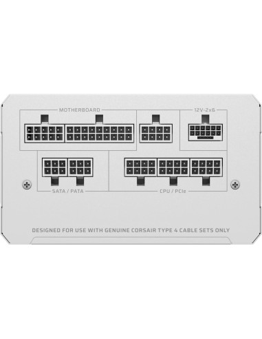 Corsair RMe Series RM1000e unidad de fuente de alimentación 1000 W 24-pin ATX ATX Blanco