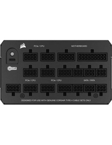 Corsair HX1200 unidad de fuente de alimentación 1200 W 24-pin ATX ATX Negro