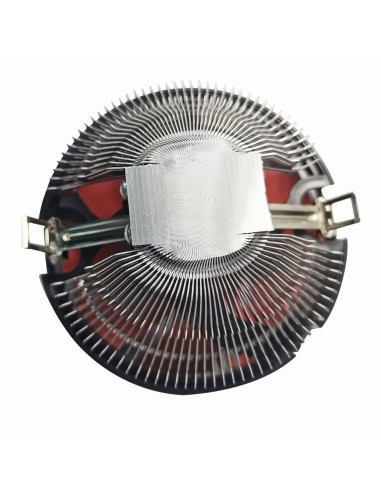 Gembird CPU-HURACAN-X30 sistema de refrigeración para ordenador Procesador Refrigerador de aire 12 cm Negro, Naranja