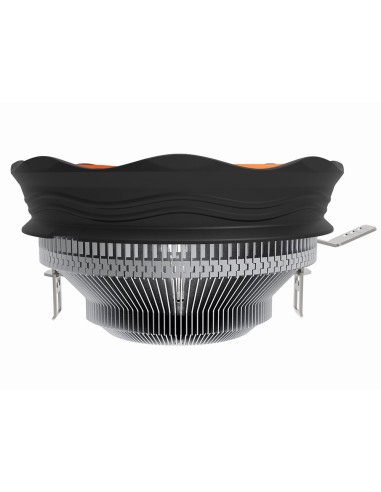 Gembird CPU-HURACAN-X30 sistema de refrigeración para ordenador Procesador Refrigerador de aire 12 cm Negro, Naranja
