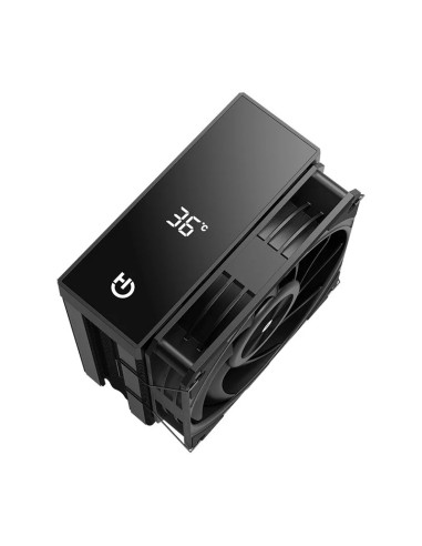 Hiditec DC10 PRO Procesador Refrigerador de aire 12 cm Negro 1 pieza(s)