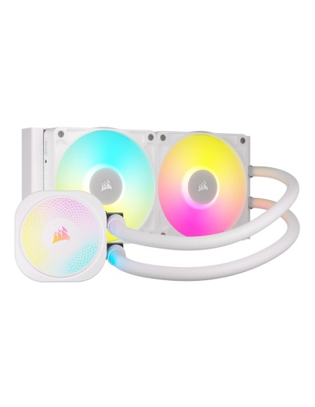 Corsair iCUE LINK TITAN RX RGB Procesador Sistema de refrigeración líquida todo en uno 12 cm Blanco 1 pieza(s)
