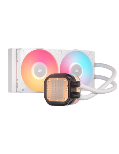 Corsair iCUE LINK TITAN 240 RX LCD Procesador Sistema de refrigeración líquida todo en uno 12 cm Blanco 1 pieza(s)