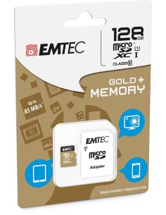 Emtec microSD Class10 Gold+ 128GB MicroSDXC Clase 10 2