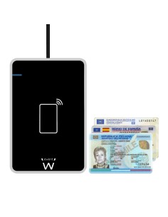 Ewent EW1053 lector de tarjeta magnética USB Negro 2