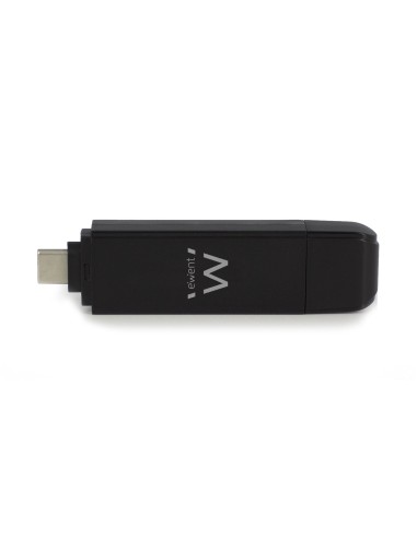Ewent EW1075 lector de tarjeta USB 3.2 Gen 1 (3.1 Gen 1) Type-A Type-C Negro