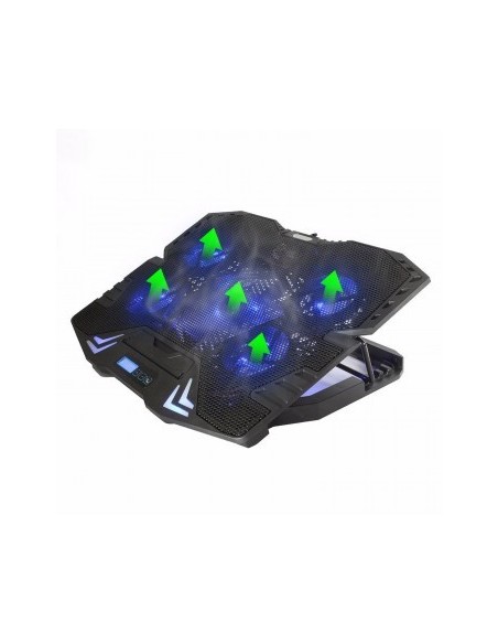 Ewent EW1259 almohadilla fría 43,2 cm (17") 2500 RPM Negro