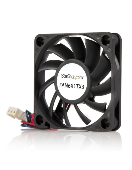 StarTech.com Ventilador Fan para Chasis Caja de Ordenador PC Torre - 60x10mm - Conector TX3