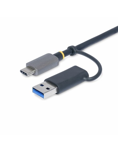 StarTech.com Lector USB 3.0 de Tarjetas de Memoria Flash SD CompactFlash y microSD - Grabador USB-C de Tarjetas de Memoria -