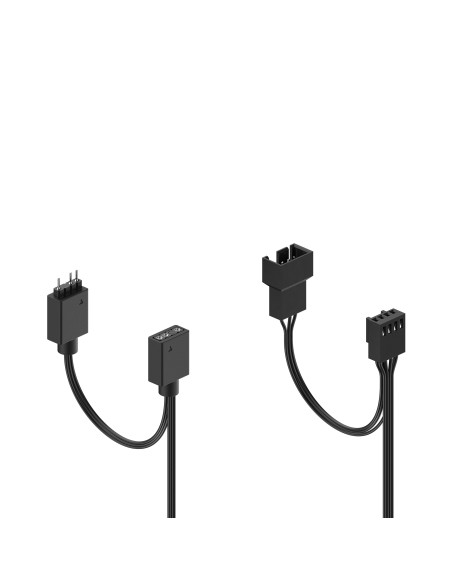 Fractal Design Aspect 12 RGB PWM Carcasa del ordenador Ventilador 12 cm Negro 1 pieza(s)