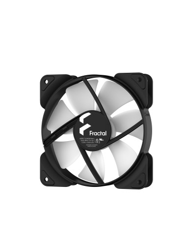 Fractal Design Aspect 12 RGB PWM Carcasa del ordenador Ventilador 12 cm Negro 3 pieza(s)