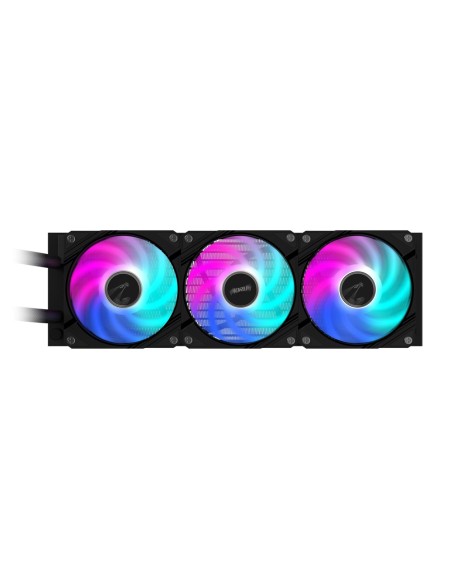 GIGABYTE AORUS WATERFORCE II 360 AIO Refrigerador de CPU líquido - 3x ventiladores ARGB de 120 mm, mecanismo de conexión