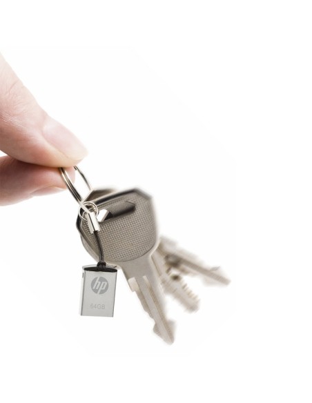 HP v222w unidad flash USB 64 GB USB tipo A 2.0 Plata