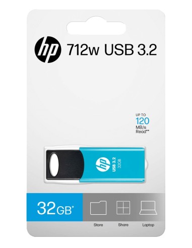 HP 712w unidad flash USB 32 GB USB tipo A 3.2 Gen 1 (3.1 Gen 1) Azul