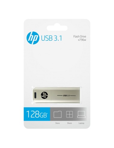 HP x796w unidad flash USB 128 GB USB tipo A 3.2 Gen 1 (3.1 Gen 1) Plata